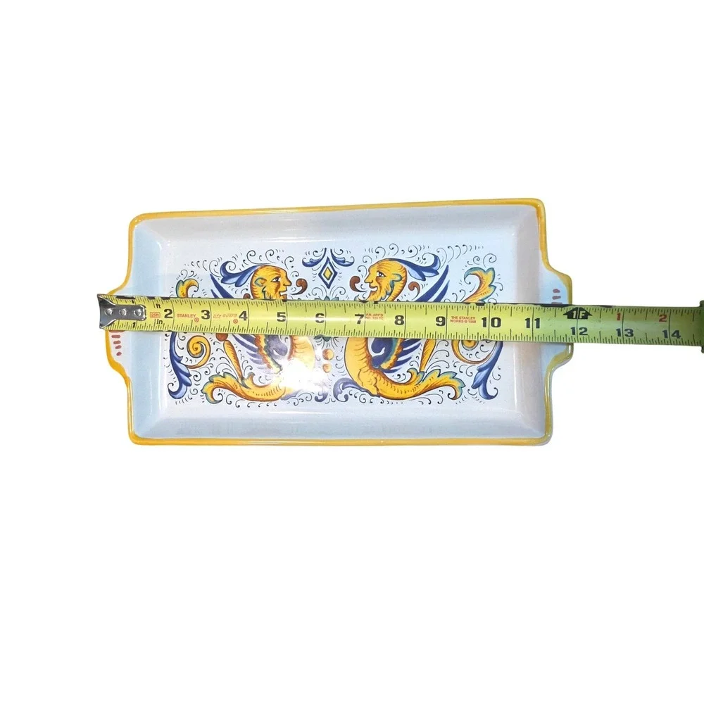 Deruta Raffaellesco Dragon Platter Serving‎ Tray Made in Italy